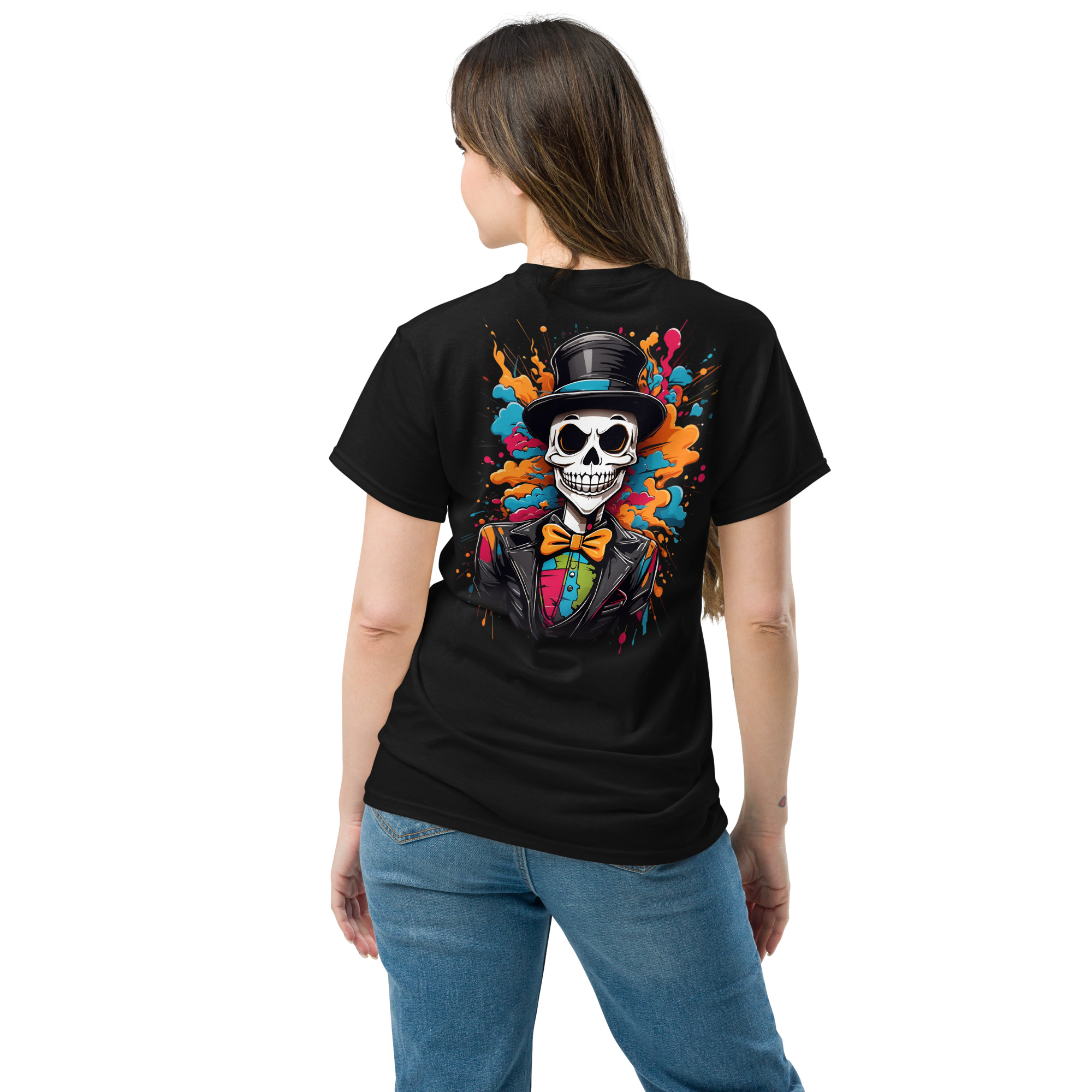 Camiseta Esqueleto Elegante - Imagen 3