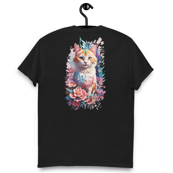 Camiseta Unisex Gato Floral Fantasía - Imagen 4