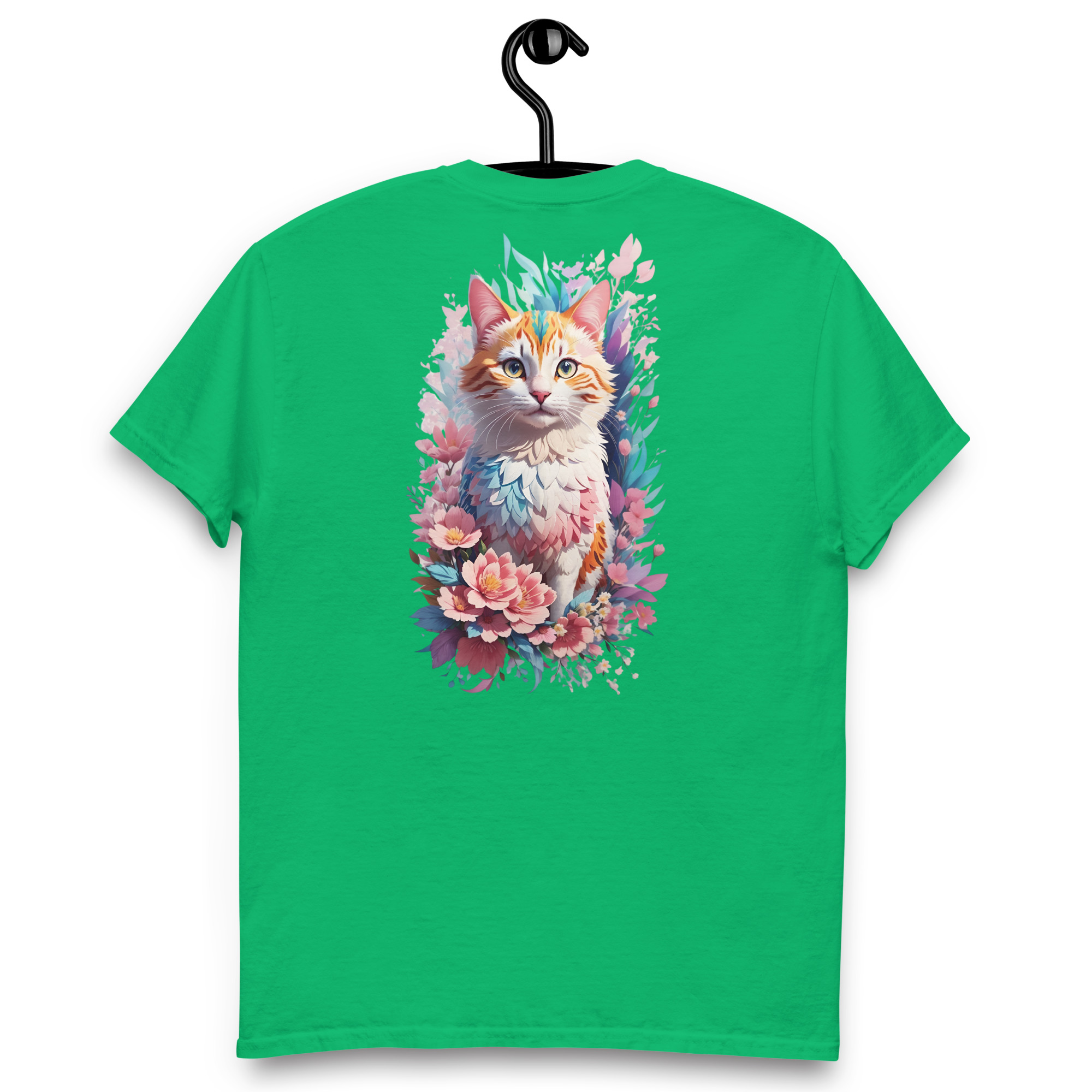 Camiseta Unisex Gato Floral Fantasía - Imagen 9