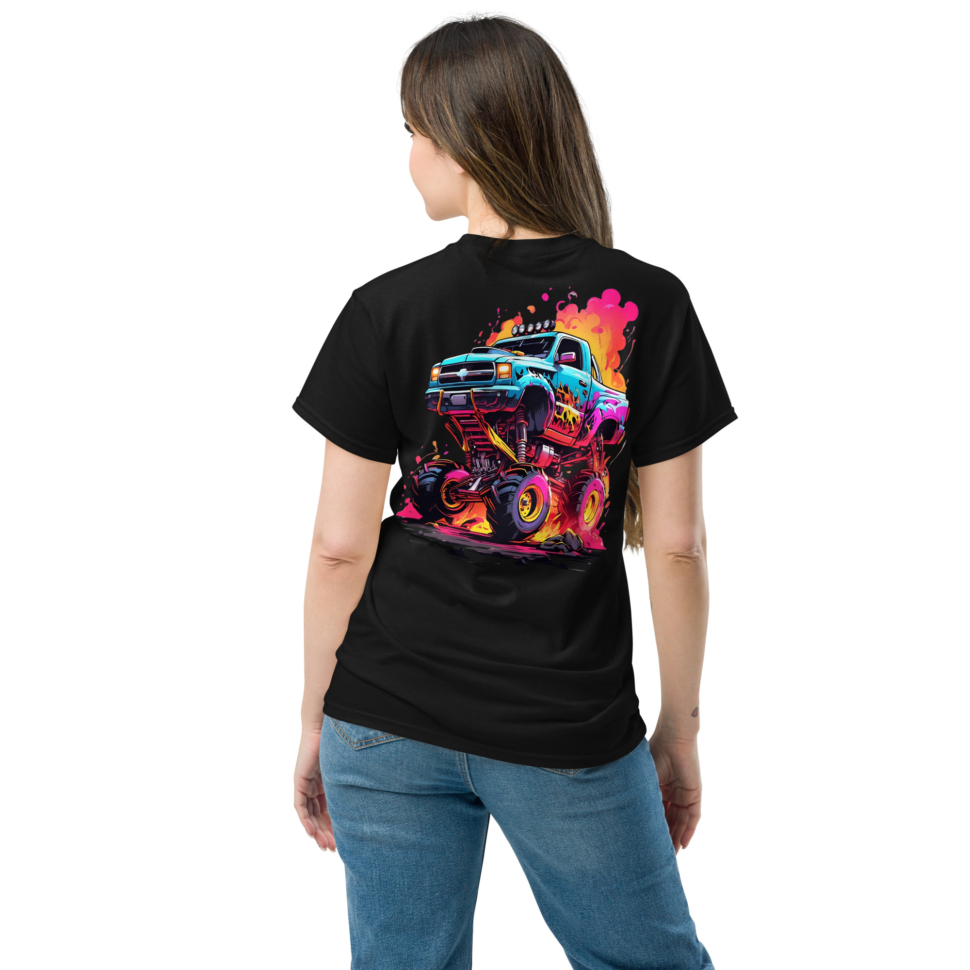 Camiseta Unisex “Monster Truck Infernal” - Imagen 3